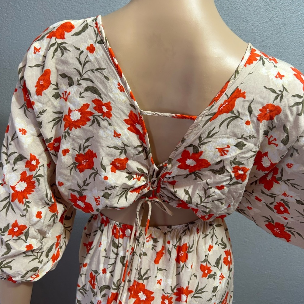 Floral Poppy maxi dress size medium - Picture 7 of 13